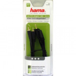 Hama audiokabel 3,5mm-2xRCA Gull Svart 1.5m