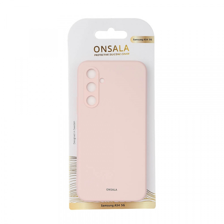 Onsala Mobildeksel Silikon Chalk Pink - Samsung Galaxy A54 5G