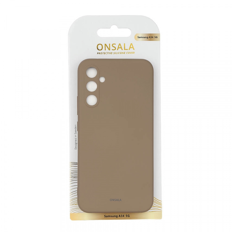 Onsala Mobildeksel Silikon Summer Sand - Samsung Galaxy A34 5G Onsala Mobildeksel Silikon Summer Sand - Samsung Galaxy A34 5G