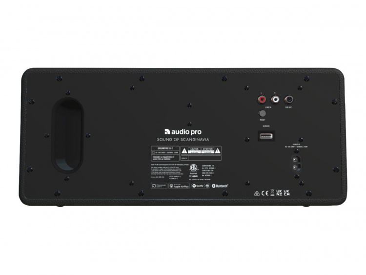 Audio Pro Drumfire D-2 Svart