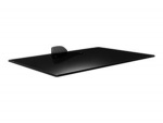 Barkan E85G+ A/V Glass Shelf - Black tempered glass