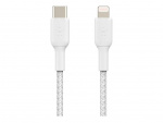 Belkin Boost Charge Lightning - USB-C Flettet 1 m  Belkin Boost Charge Lightning - USB-C Flettet 1 m