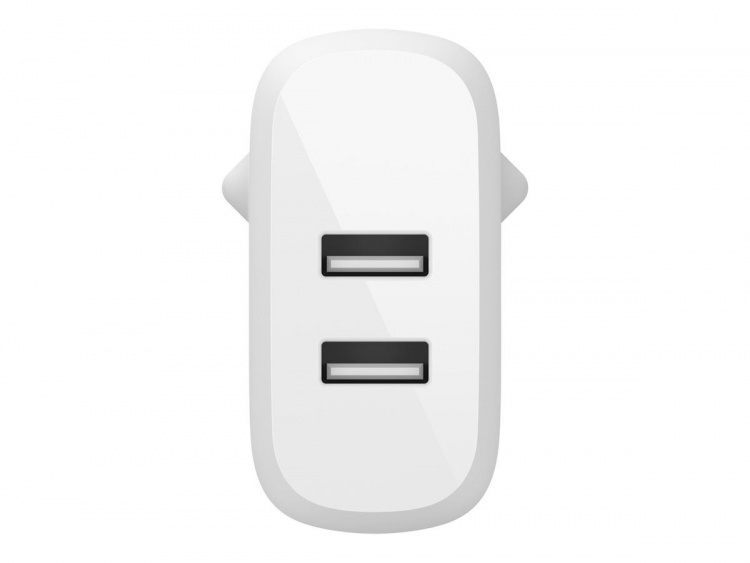 Belkin Vegglader med 2x USB-kontakt + Lightning-kabel 1 m 