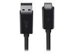 Belkin USB-C 3.1 til USB-A 3.1-kabel 1 m, svart