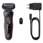 Braun Barbermaskin Shaver 51-R1000s Red