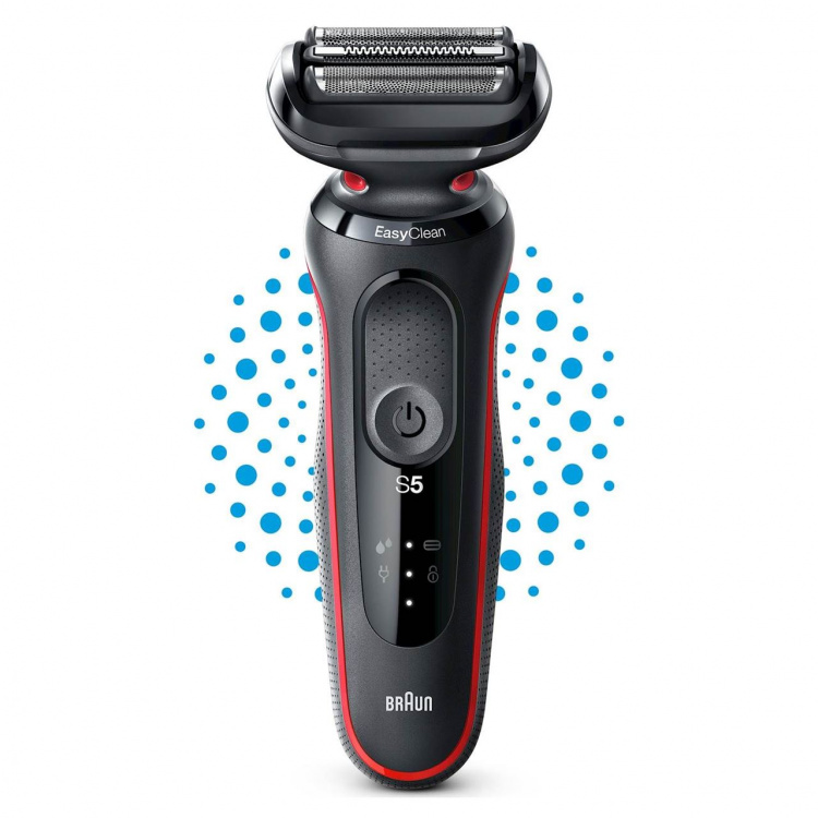 Braun Barbermaskin Shaver 51-R1000s Red