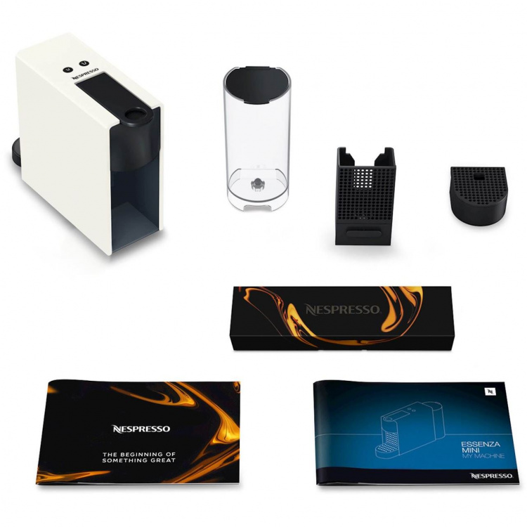 Krups Kapselmaskin Essenza Mini, 0,6 l. Hvit farge