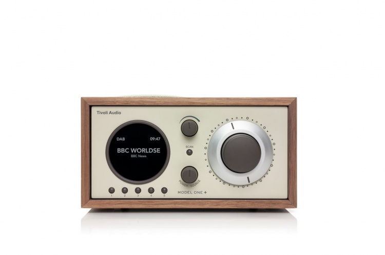 Tivoli Audio DAB-radio Model One+ Klassisk valnøtt