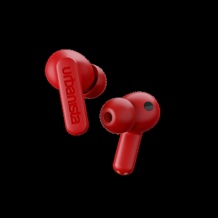 Urbanista Atlanta - In-Ear TWS-hodetelefoner med Hybrid ANC, Vibrant Red Urbanista Atlanta - In-Ear TWS-hodetelefoner med Hybrid ANC, Vibrant Red