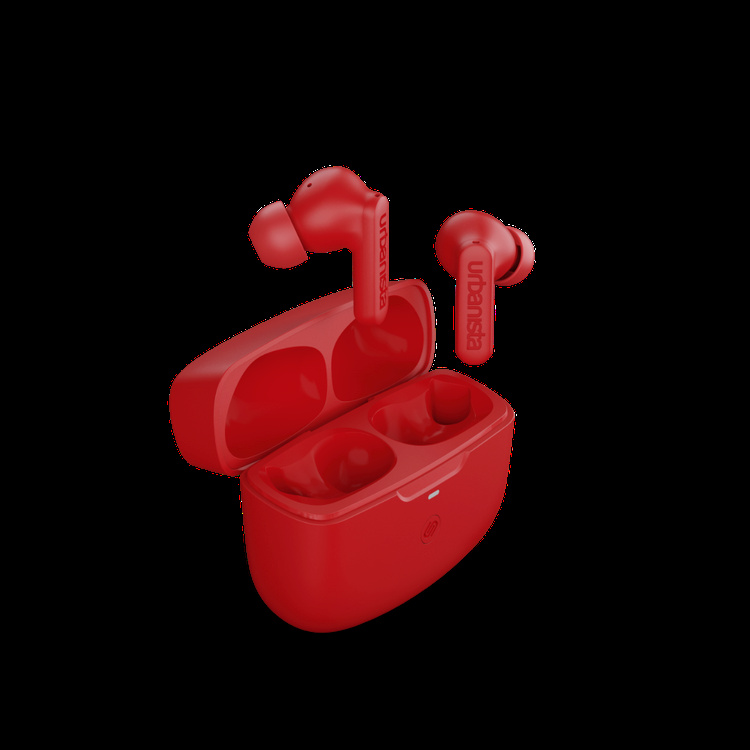 Urbanista Atlanta - In-Ear TWS-hodetelefoner med Hybrid ANC, Vibrant Red Urbanista Atlanta - In-Ear TWS-hodetelefoner med Hybrid ANC, Vibrant Red