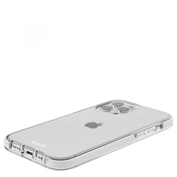 Holdit Iphone 13 Pro Seethru Case White