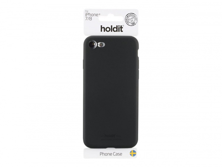 Holdit Silikonetui - Silikondeksel til Iphone 6/6s/7/8/Se, svart