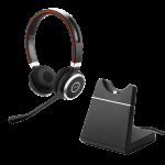 Jabra Kontor, Trådløse hodetelefoner, Evolve 65 SE Link380a MS Stereo Stand