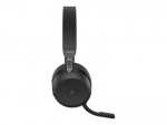 Jabra Kablede hodetelefoner med ladestasjon, Jabra Evolve2 75 Link380a Ms Stereo, svart
