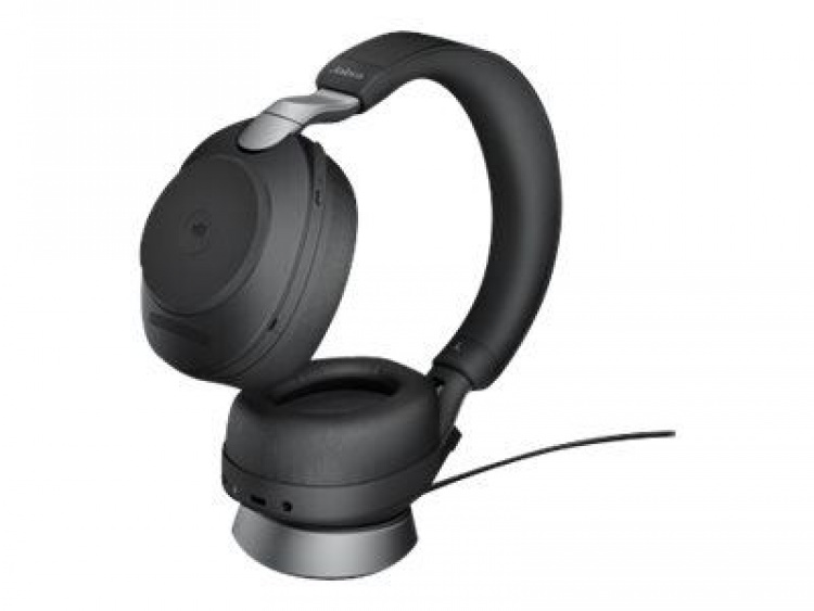 Jabra Jabra Trådløse hodetelefoner for kontoret med ladestasjon, Evolve2 85 Link380a Ms Stereo Black Jabra Jabra Trådløse hodetelefoner for kontoret med ladestasjon, Evolve2 85 Link380a Ms Stereo Black