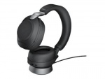Jabra Jabra Trådløse hodetelefoner for kontoret med ladestasjon, Evolve2 85 Link380a Uc Stereo Black