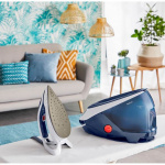 Tefal Pro Express Protect strykestasjon, blå/hvit
