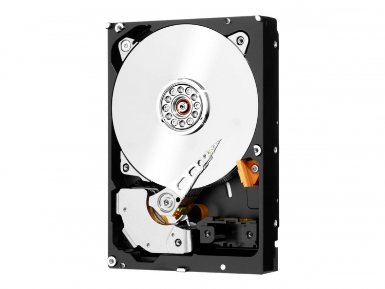 Western Digital SATA-harddisk 6 TB, rød