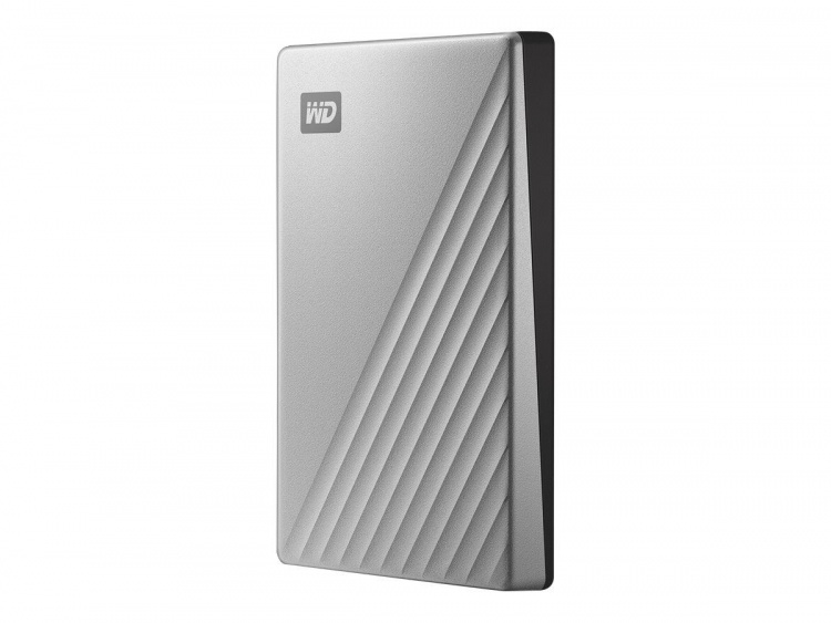 Western Digital - MY PASSPORT ULTRA, ekstern harddisk 1 TB, sølv