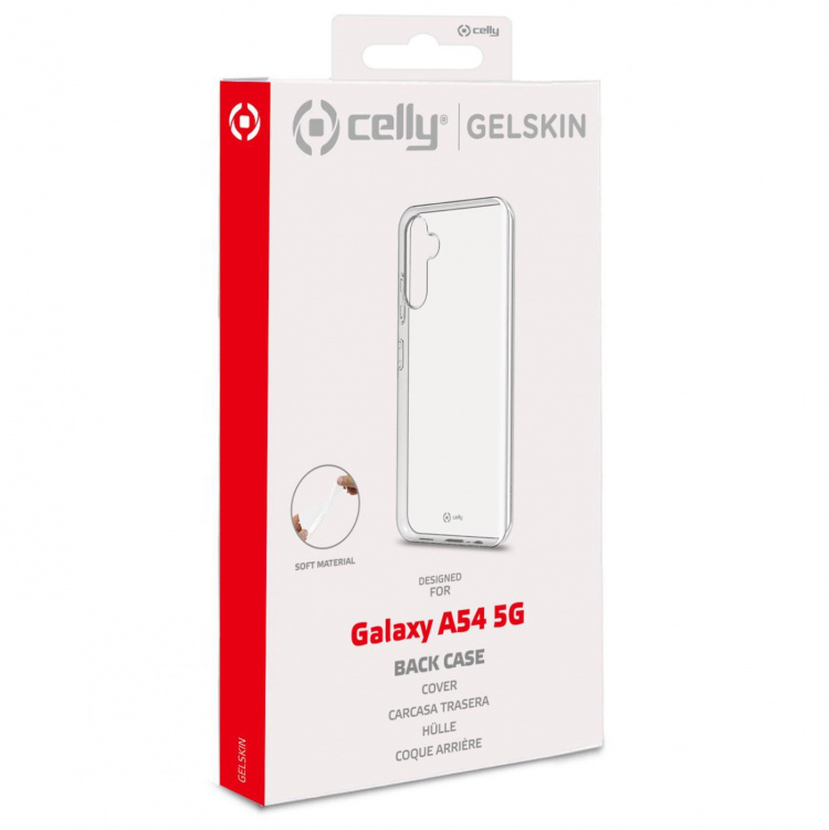 Celly Gelskin TPU-deksel Galaxy A54 5G Transparent Celly Gelskin TPU-deksel Galaxy A54 5G Transparent
