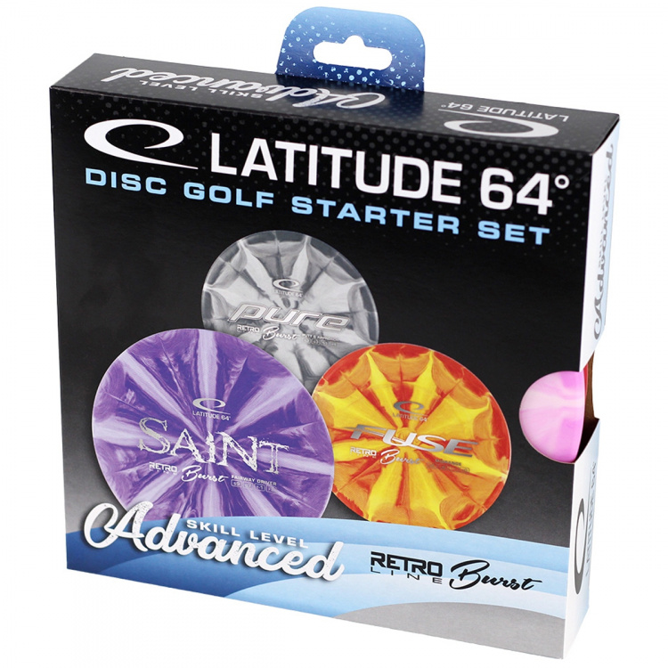 Latitude 64 Disc Golf Retro Burst Advanced Starter Set