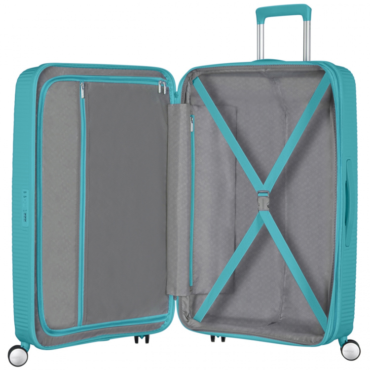 American Tourister Soundbox Koffert 77 Exp. Turkis Tonic