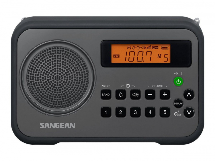 Sangean PRD18 - Bærbar radio, svart Sangean PRD18 - Bærbar radio, svart