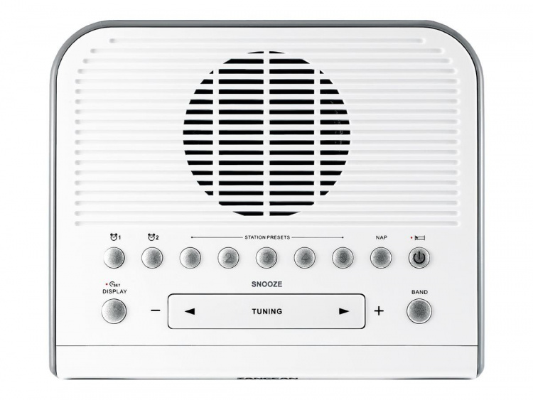 Sangean RCR5 - Klokkeradio, Sølv Sangean RCR5 - Klokkeradio, Sølv