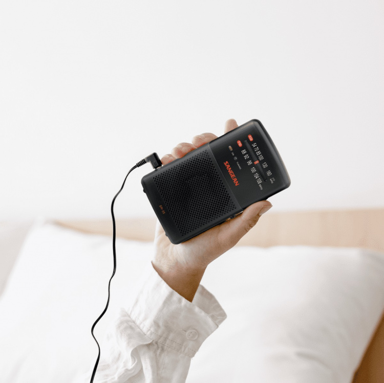 Sangean SR35 - Lommeradio, svart Sangean SR35 - Lommeradio, svart