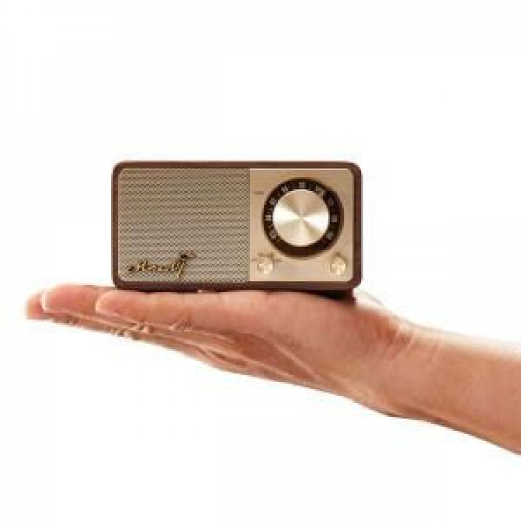 Sangean WR7 - Miniradio, valnøtt Sangean WR7 - Miniradio, valnøtt