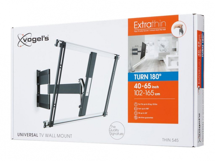 Vogels THIN 545 Veggfeste, sving 180°, 40-65