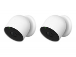 Google Nest Cam 2PK (utendørs eller innendørs, batteri)