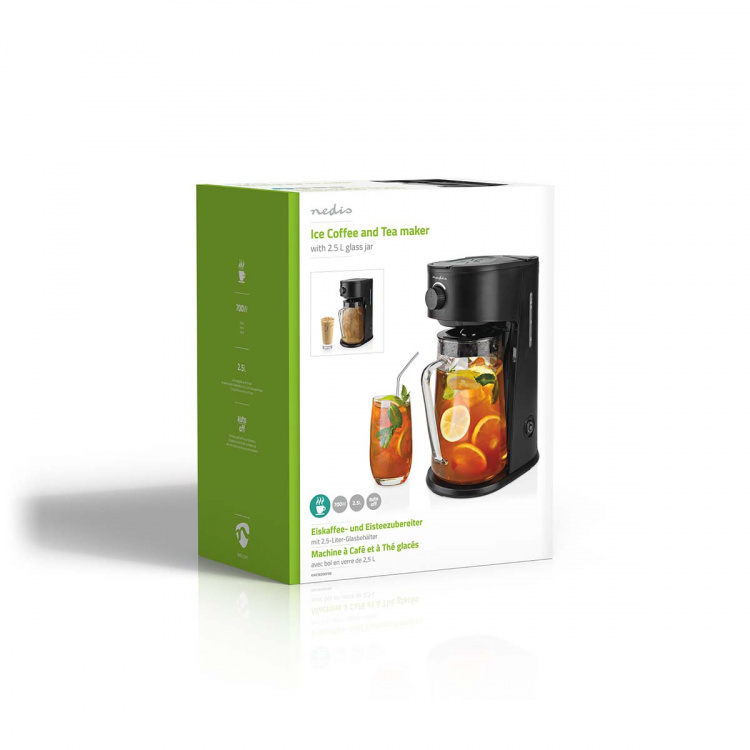 Nedis Iskaffe & Iste Koker | Filter kaffe | 2.5 l | 6 Kopper | Sort