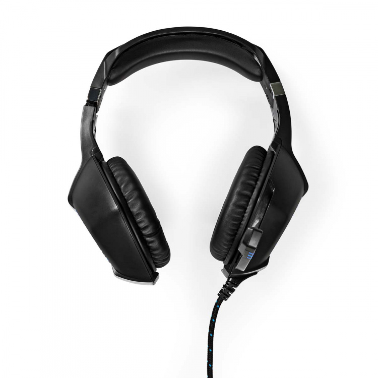 Nedis Gaming Headset | Over-Ear | Stereo | USB Type-A / 2x 3.5 mm | Fold-Away Mikrofon | 2.20 m | LED Nedis Gaming Headset | Over-Ear | Stereo | USB Type-A / 2x 3.5 mm | Fold-Away Mikrofon | 2.20 m | LED