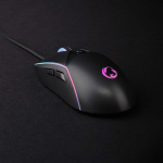 Nedis Gaming Mouse | Wired | 800 / 1200 / 2400 / 3200 / 4800 / 7200 dpi | Justerbar DPI | Antall knapper: 6 | Right-Handed | 1.50 m | LED