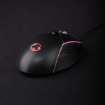 Nedis Gaming Mouse | Wired | 800 / 1200 / 2400 / 3200 / 4800 / 7200 dpi | Justerbar DPI | Antall knapper: 6 | Right-Handed | 1.50 m | LED