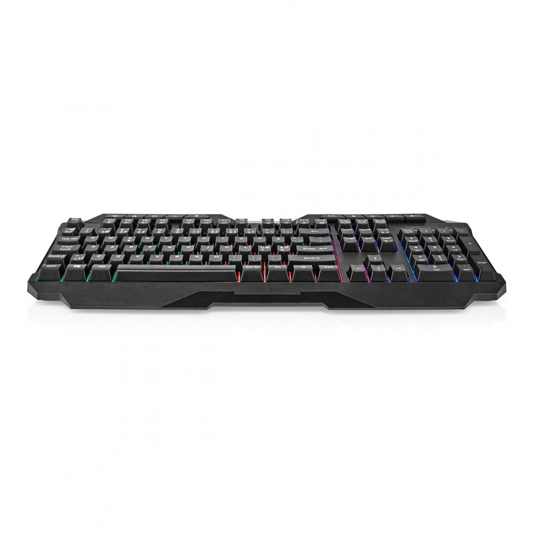 Nedis Wired Gaming Keyboard | USB Type-A | Membrantaster | LED | QWERTY | ND Layout | USB-Strøm | Strømkabel lengde: 1.30 m | Multimedia Nedis Wired Gaming Keyboard | USB Type-A | Membrantaster | LED | QWERTY | ND Layout | USB-Strøm | Strømkabel lengde: 1.30 m | Multimedia