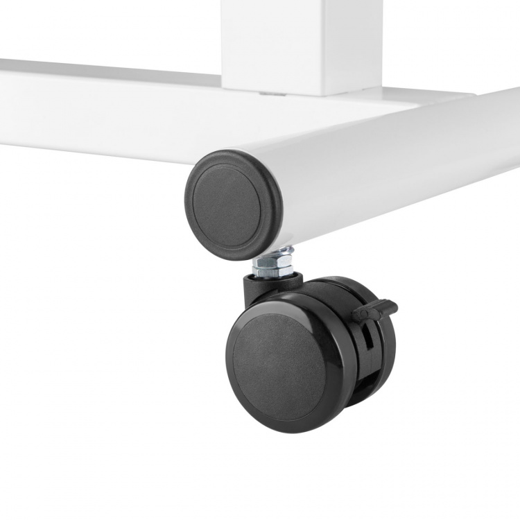 LogiLink Høydejusterbart senge-/sofabord med gassfjær Hvit