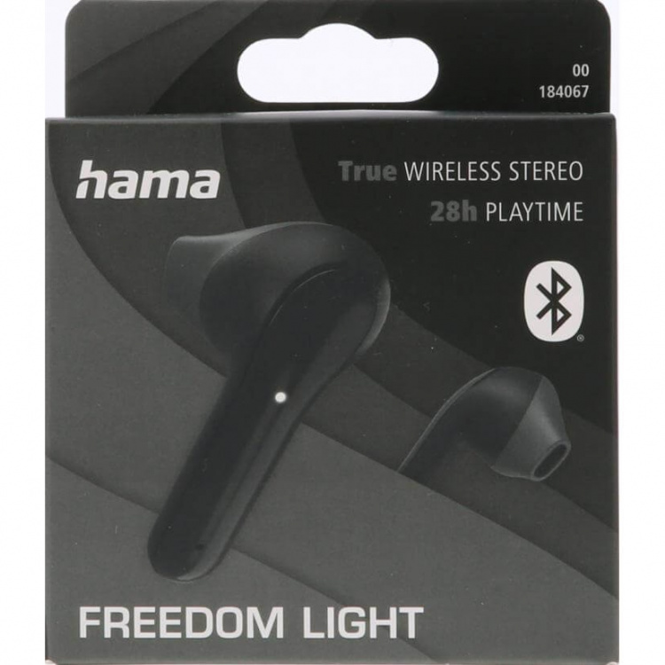 Hama Hodetelefon Freedom TWS In-Ear True Wireless Svart