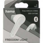Hama Hodetelefon Freedom TWS In-Ear True Wireless Hvit