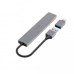 Hama Hub USB-A 3.2 4x-Porter 5 Gbit/s USB-C-Adapter