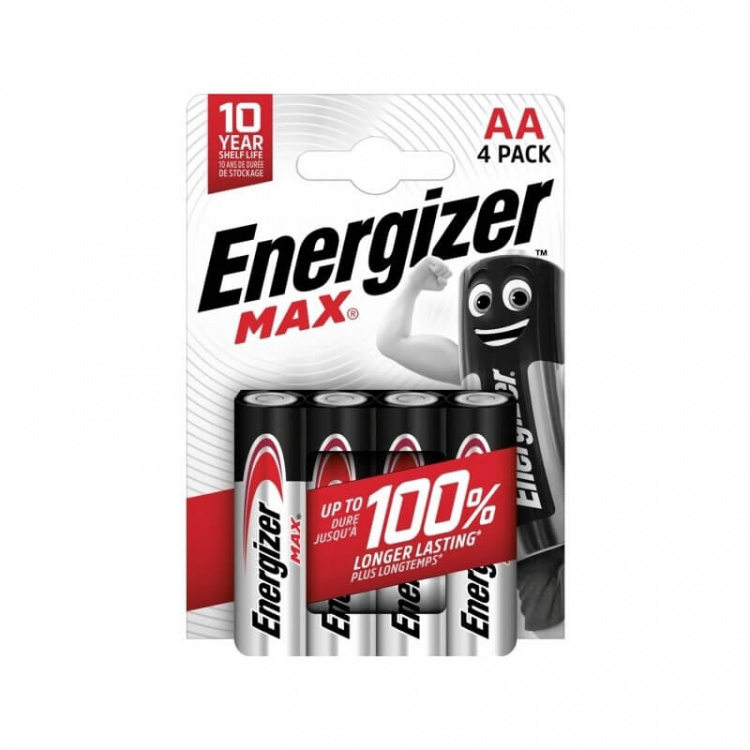 Energizer Batteri AA/LR6 Max 4 pak Energizer Batteri AA/LR6 Max 4 pak