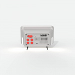 Mobility On Board Clock with Light TV Retro Grey