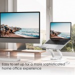 Desire2 Laptopstativ Supreme Dual Pivot Plus Sølv