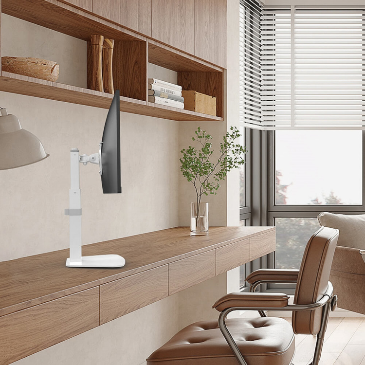 Desire2 Monitorarm Skrivebordsfeste Hvit Desire2 Monitorarm Skrivebordsfeste Hvit