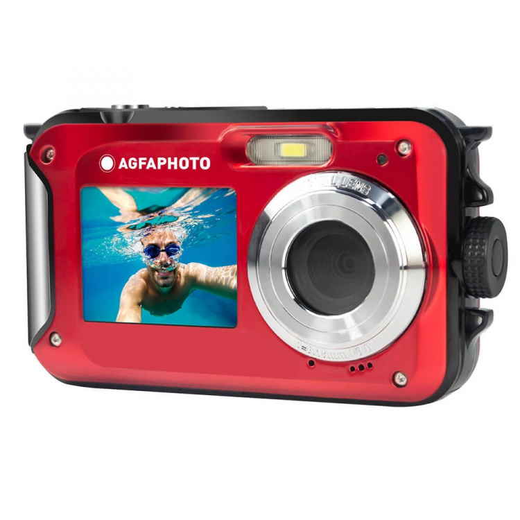 Agfa Digitalt kamera WP8000 CMOS WP 24MP Rød Full HD