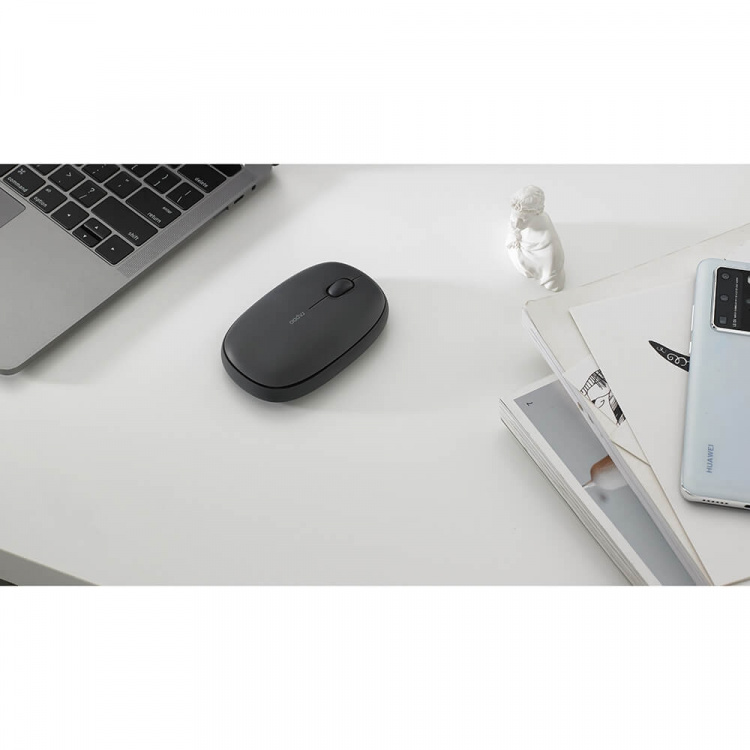 Rapoo Trådløs Mus M660 Silent Multi-Mode Mørkegrå Rapoo Trådløs Mus M660 Silent Multi-Mode Mørkegrå