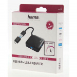 Hama Hub USB/USB-C 1:4 1,5 Gbit/s