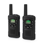 Nedis Walkie-Talkie Set | 2 håndsett | Opp til 6 km | Frekvens kanal: 8 | PTT / VOX | Opp til 3 timer | Hodetelefonutgang | 2 Hodesett | Sort Nedis Walkie-Talkie Set | 2 håndsett | Opp til 6 km | Frekvens kanal: 8 | PTT / VOX | Opp til 3 timer | Hodetelefonutgang | 2 Hodesett | Sort