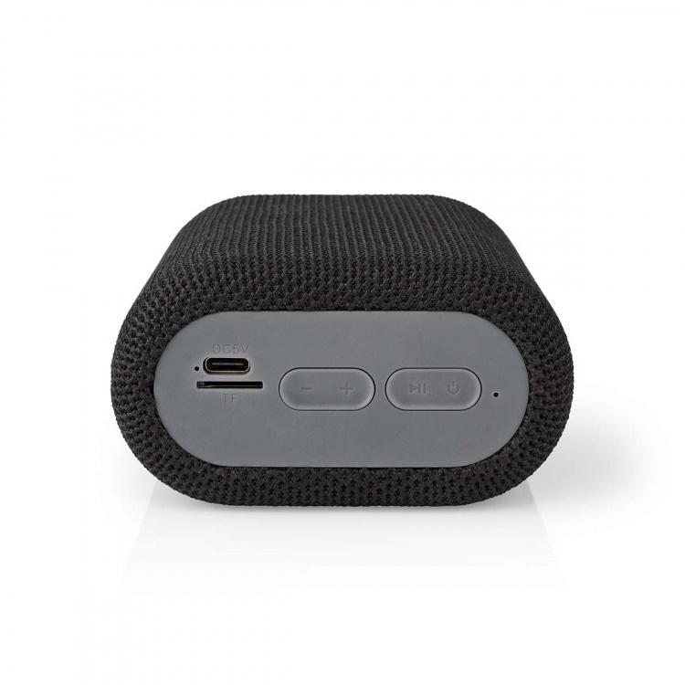 Nedis Bluetooth® Speaker | Maksimal batteritid: 7 timer | Håndholdt design | 7 W | Mono | Innebygd mikrofon | Linkable | Sort Nedis Bluetooth® Speaker | Maksimal batteritid: 7 timer | Håndholdt design | 7 W | Mono | Innebygd mikrofon | Linkable | Sort